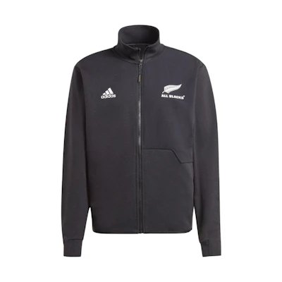 adidas Black Printed Stand Collar Zip-Up Jacket Japan Edition HZ9787-JAPAN
