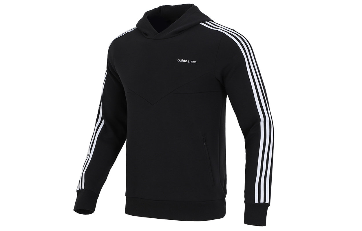 adidas Black Pullover Hoodie for Training & Casual Wear H14230
