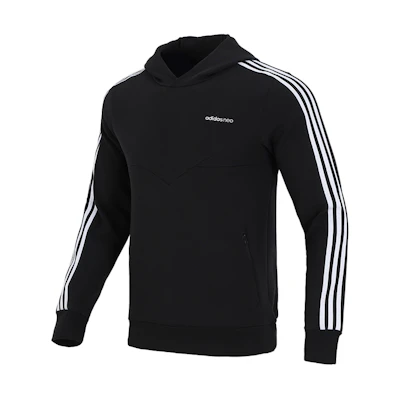 adidas Black Pullover Hoodie for Training & Casual Wear H14230