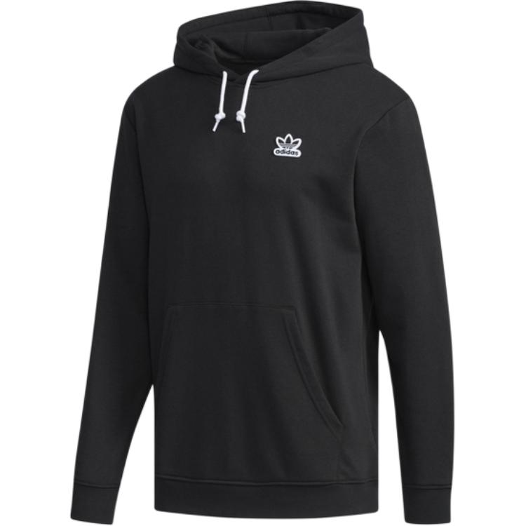 adidas Black Pullover Hoodie Long Sleeve Sweatshirt DN8045