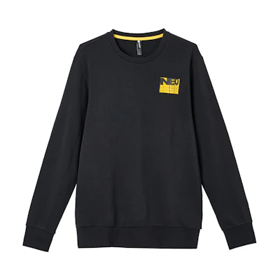 adidas Black Pullover Sweatshirt with Graphic Letter Print HD4632
