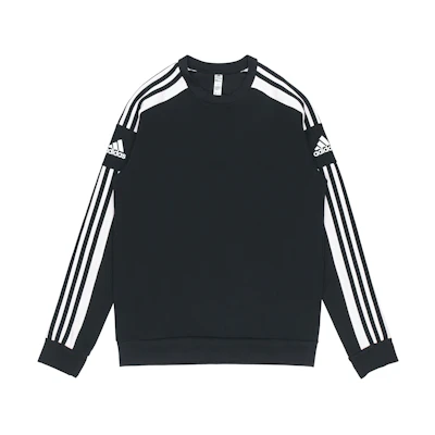 adidas Black Round-Neck Pullover Sweatshirt Long Sleeve GT6638