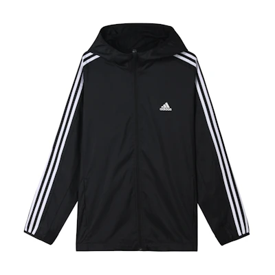 adidas Black Running Training Hooded Jacket - Fall Season GQ0622