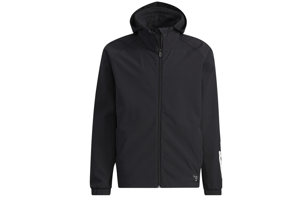 adidas Black Running Training Hooded Jacket H40880