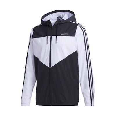 adidas Black Side Stripe Casual Sports Jacket FU1058