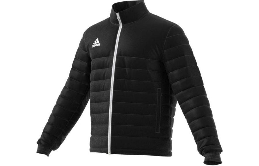adidas Black Slim-Fit Long-Sleeve Jacket with Logo and Print Design IB6070