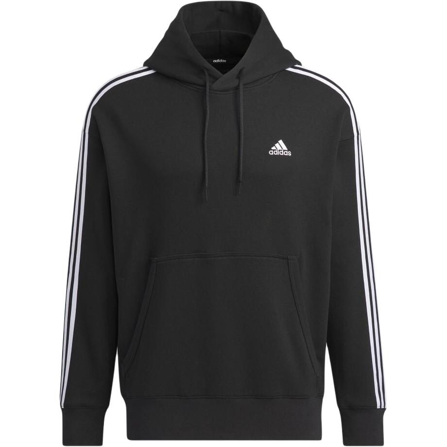 adidas Black Slim Fit Colorblock Hoodie JF3976