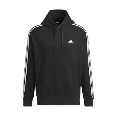 adidas Black Slim Fit Colorblock Hoodie JF3976