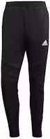adidas Black Soccer Training Pants with Logo and Letter Tape Design GH6630 adidas Black Soccer Training Pants with Logo and Letter Tape Design GH6630
