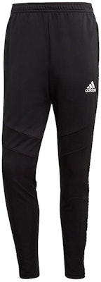 adidas Black Soccer Training Pants with Logo and Letter Tape Design GH6630 Buy adidas Black Soccer Training Pants with Logo and Letter Tape Design GH6630