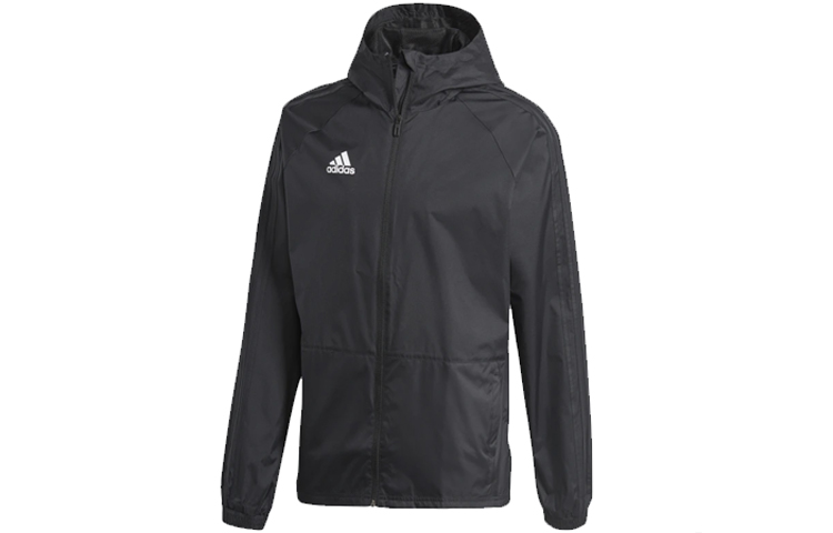 adidas Black Soccer Training Woven Jacket BQ6528