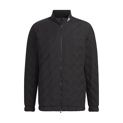 adidas Black Solid Color Zip-Up Track Jacket Japanese Version HZ6119-JAPAN