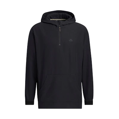 adidas Black Solid Half-Zip Long-Sleeve Jacket Japan Edition HS4509-JAPAN