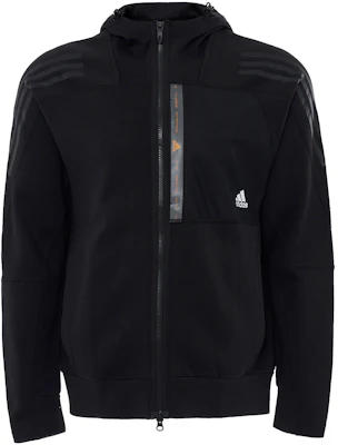 adidas Hoodie Jaket Hitam Solid Knit Multi-Pocket HE7404 Order adidas Hoodie Jaket Hitam Solid Knit Multi-Pocket HE7404