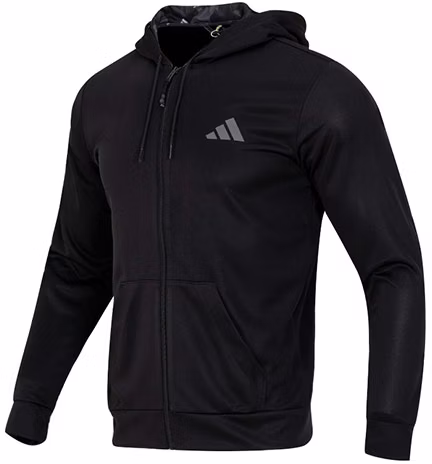 adidas-black-solid-logo-casual-hooded-jacket-ib-8137