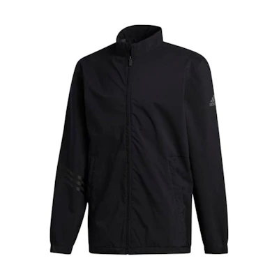 adidas Black Solid Logo High-Collar Jacket GD1981