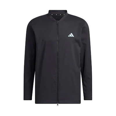 adidas Black Solid Logo High-Neck Zip Jacket (Japanese Edition) HS9994-JAPAN