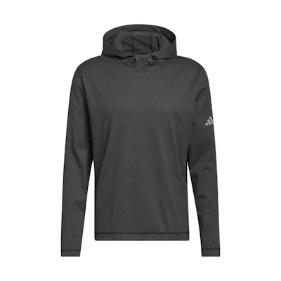 adidas Black Solid Logo Oversized Long Sleeve Hoodie HZ0419