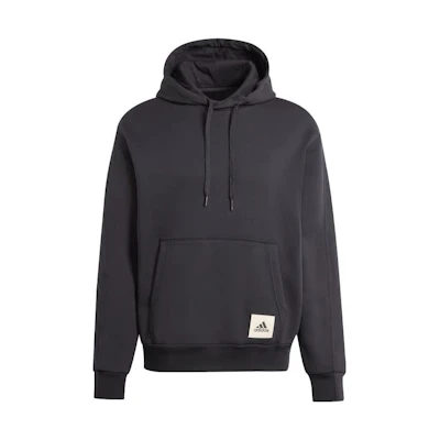 adidas Black Solid Logo Patch Hoodie (Japan Edition) IB6155-JAPAN