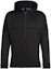 Buy adidas Black Solid Logo Print Zip-Up Hooded Jacket HD3518