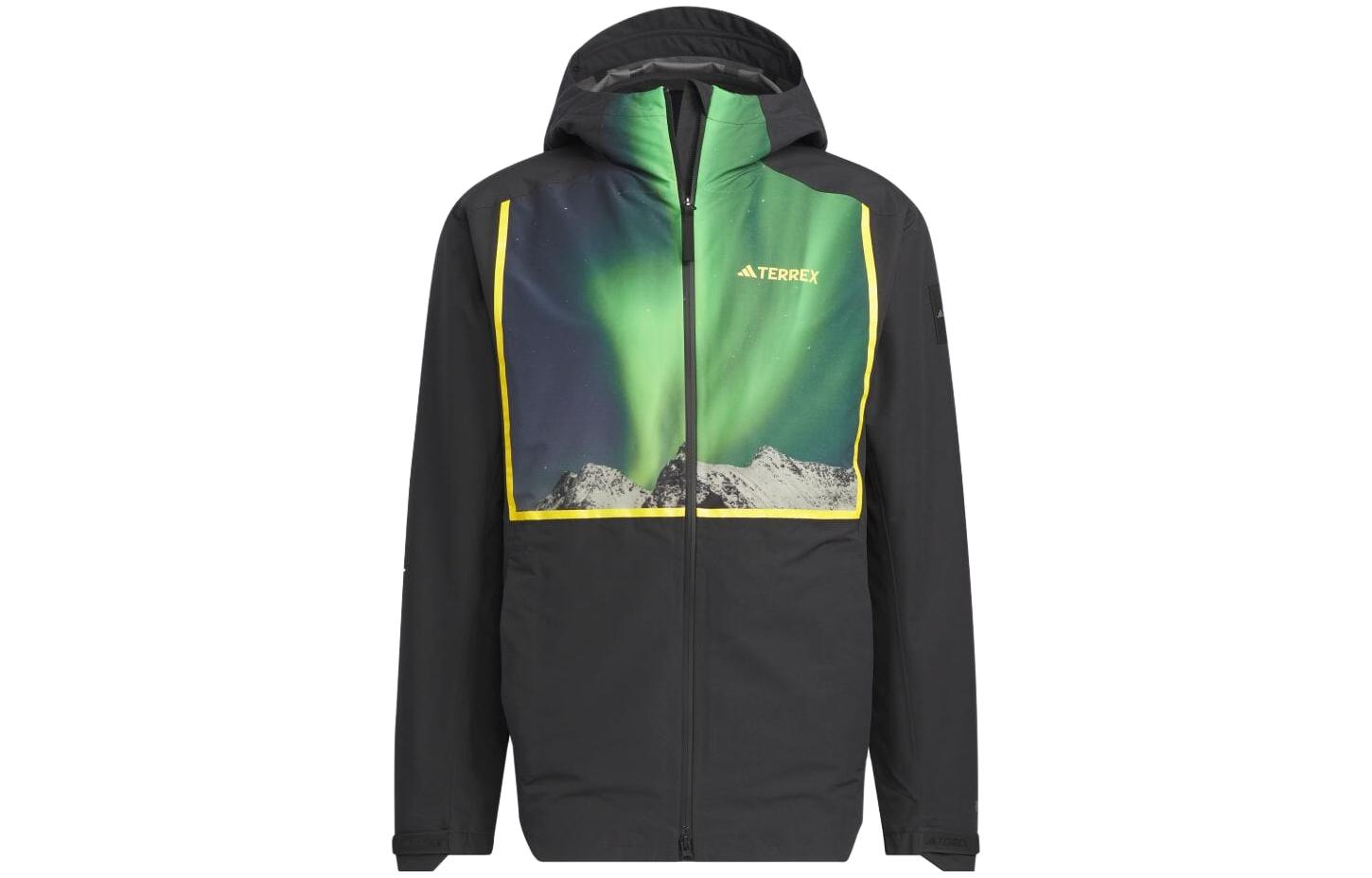 adidas Black Solid Pattern 3-in-1 Hooded Jacket IL8959