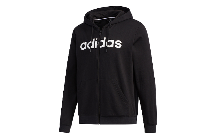 adidas Black Sports Hoodie Jacket FP7434