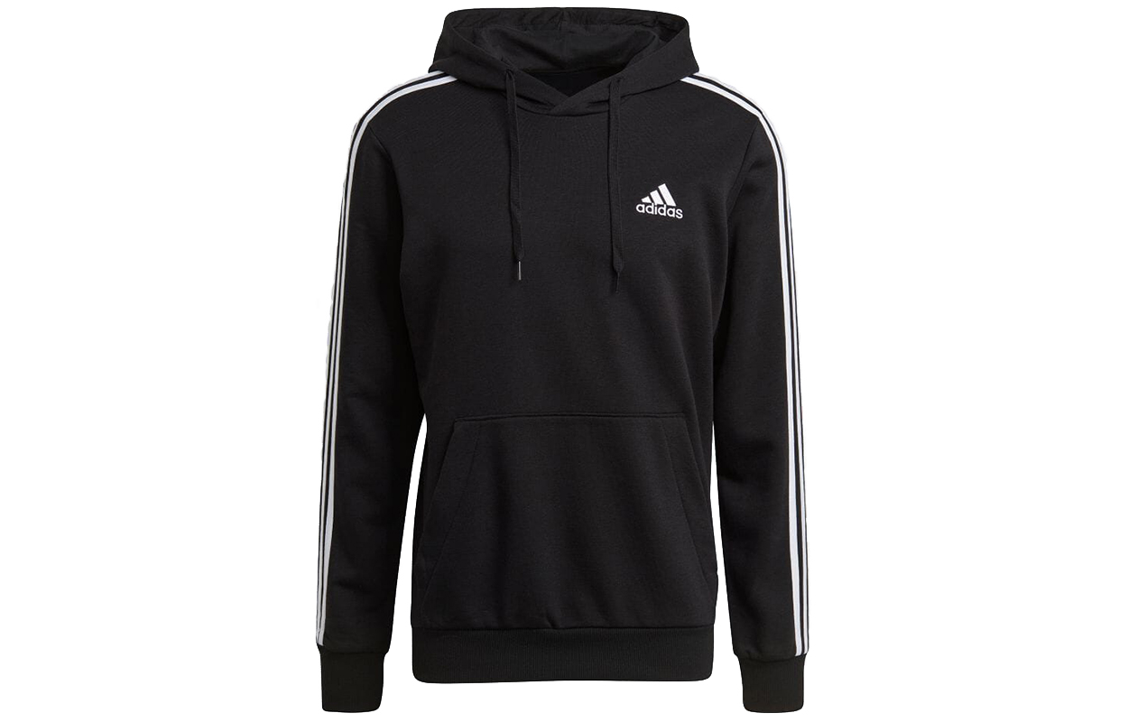 adidas Black Striped Pullover Sweatshirt Casual Wear GK9062