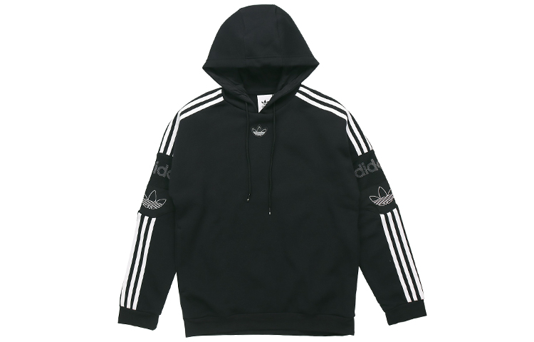adidas Black Striped Pullover Sweatshirt ED7115
