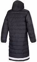 Lookbook Adidas Black Tiro15 Long Down Puffer Jacket for Men Winter Sports Hooded Coat AA6885