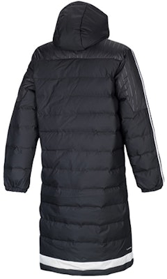 Adidas Black Tiro15 Long Down Puffer Jacket for Men Winter Sports Hooded Coat AA6885 Lookbook Adidas Black Tiro15 Long Down Puffer Jacket for Men Winter Sports Hooded Coat AA6885