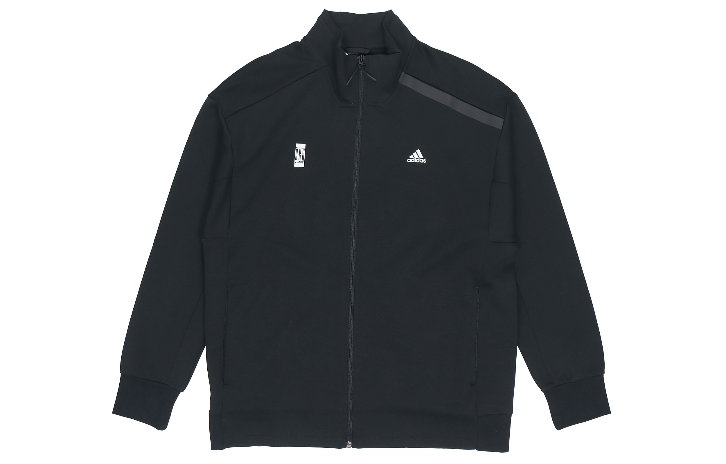 adidas Black Track Top Jacket Casual Sportswear GP0907 圖 2