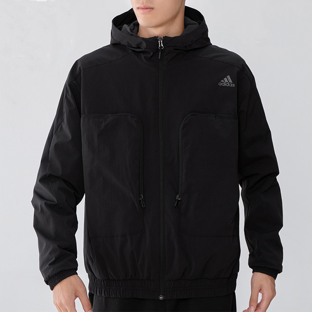 Lookbook adidas Black Utility Workwear Multi-Pocket Hooded Jacket H38399