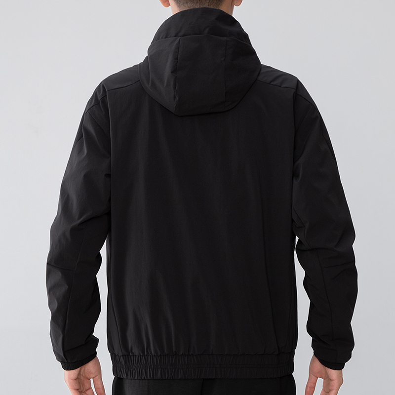 Shop adidas Black Utility Workwear Multi-Pocket Hooded Jacket H38399