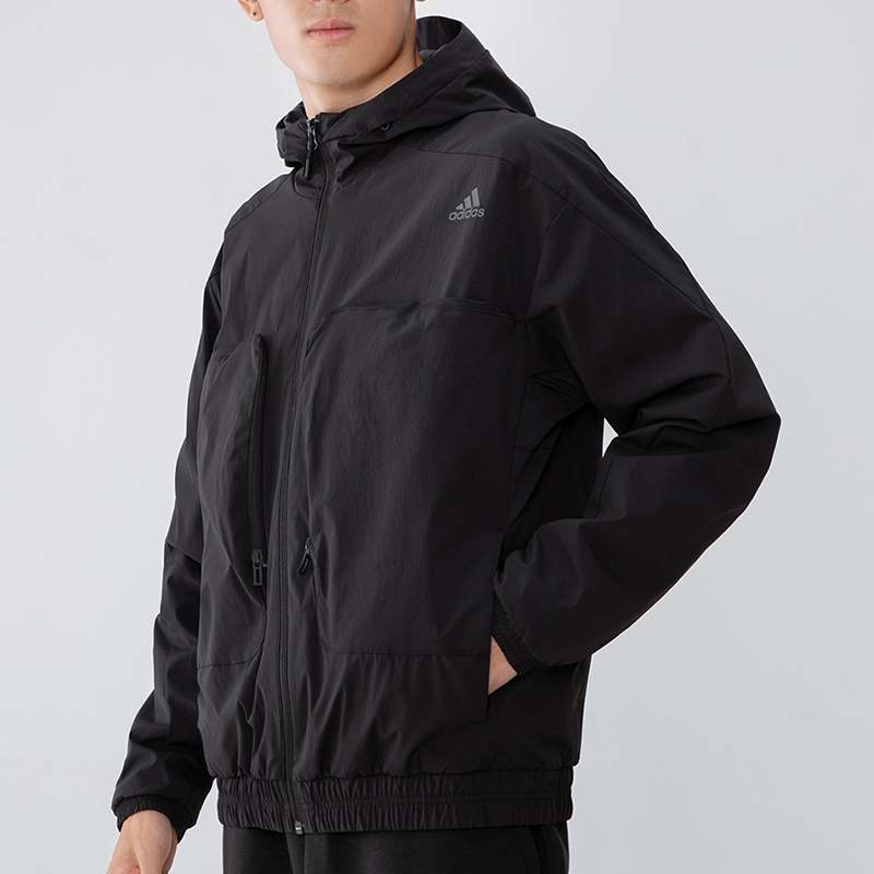 Purchase adidas Black Utility Workwear Multi-Pocket Hooded Jacket H38399