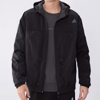 Details for adidas 黑色多口袋工裝連帽外套 H38399
