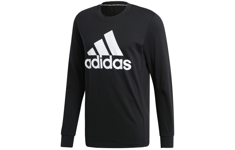 adidas Black Vintage Crewneck Long-Sleeve Sweatshirt EB5266