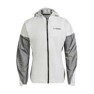 adidas Black White Outdoor Colorblock Zip Hoodie Jacket H44115