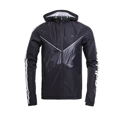 adidas Black Windproof Casual Hooded Jacket BP6322