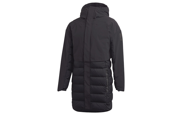 adidas Black Windproof Hooded Down Jacket for Winter Outdoor Activities. DZ1421 圖 2