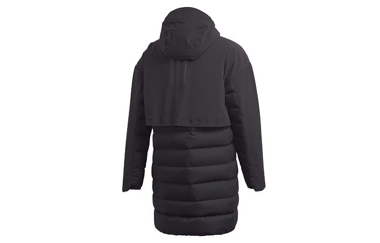 adidas Black Windproof Hooded Down Jacket for Winter Outdoor Activities. DZ1421 圖 3