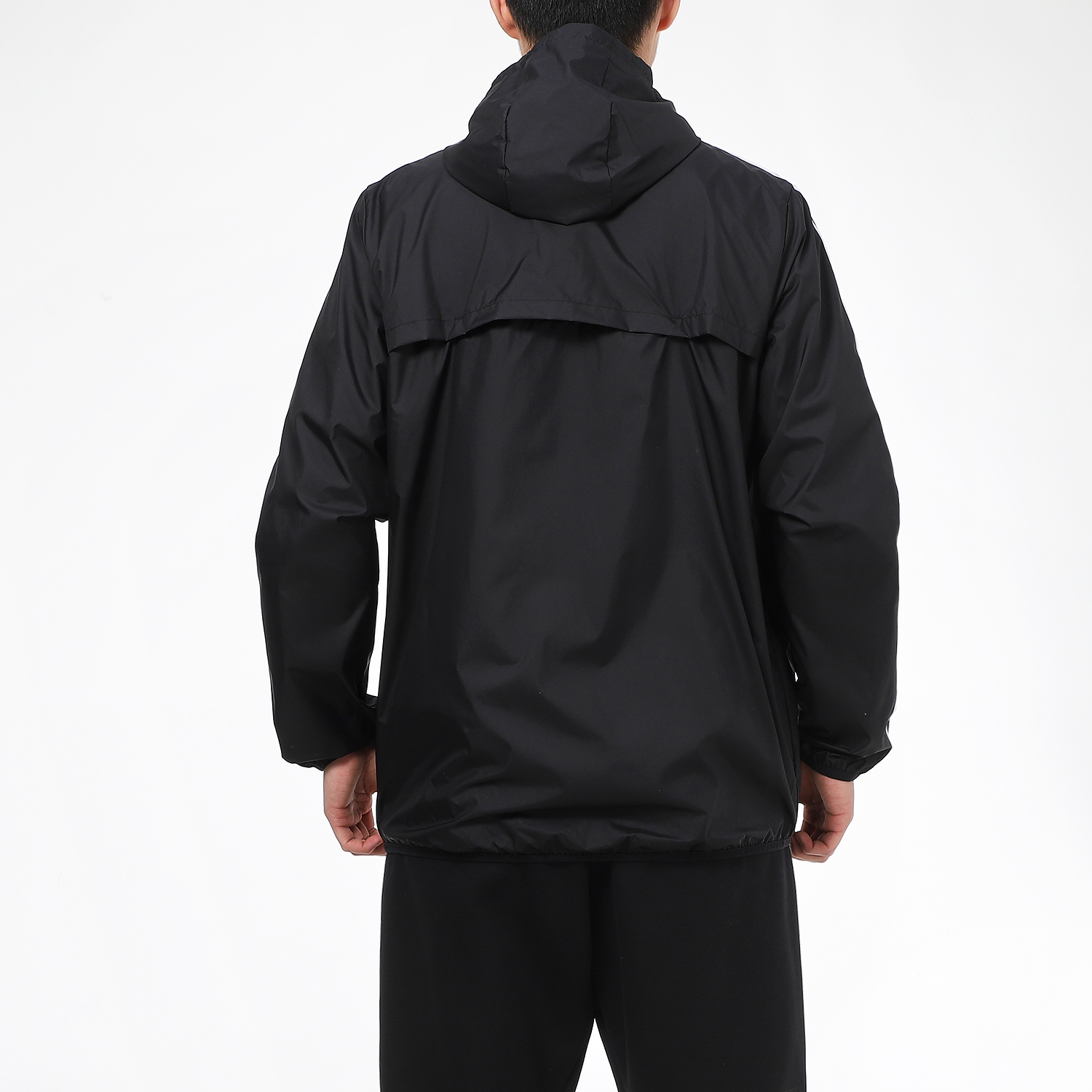 Purchase adidas 黑色防風連帽梭織外套 休閒運動服 GK9026