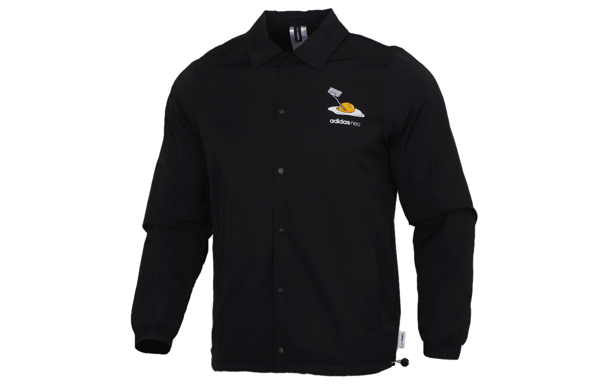 adidas Black Woven Casual Shirt Jacket GL7222
