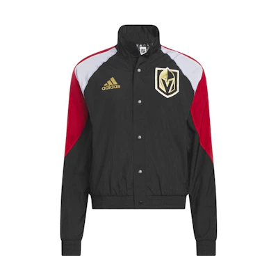adidas Black Zip-Up Jacket with Back Letter Logo Print HS0406