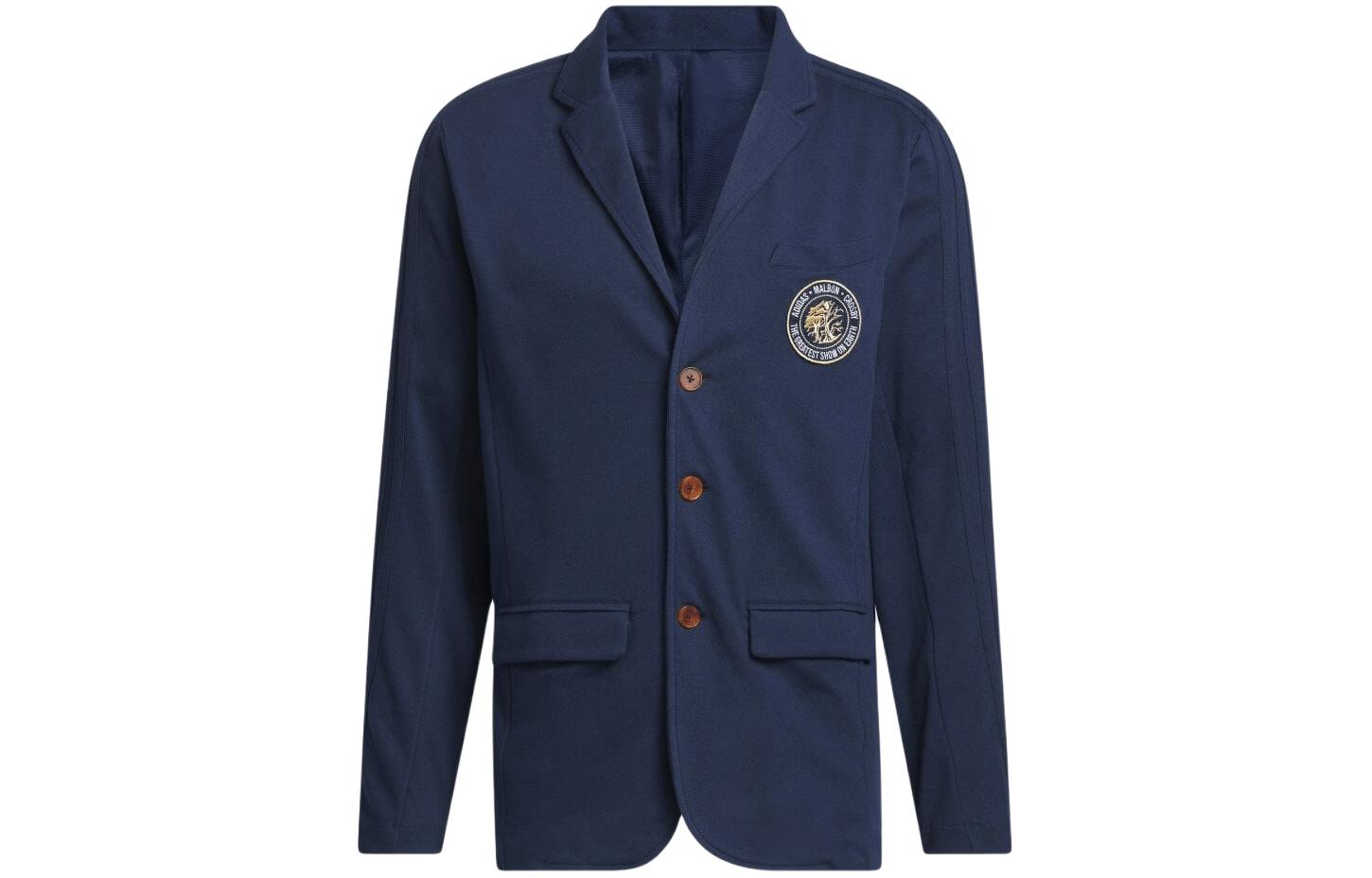 adidas Blue Badge Polo Collar Slim Fit Long Sleeve Jacket IN7573