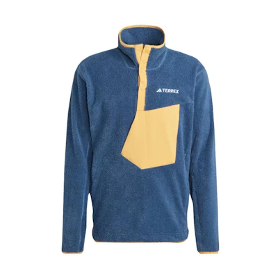 adidas Blue Colorblock Logo Stand Collar Jacket IN3108
