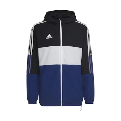 adidas Blue Colorblock Zip-Up Hoodie Jacket H33692