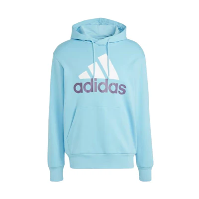 adidas Blue Fitted Hoodie Long Sleeve Sweatshirt IJ8588
