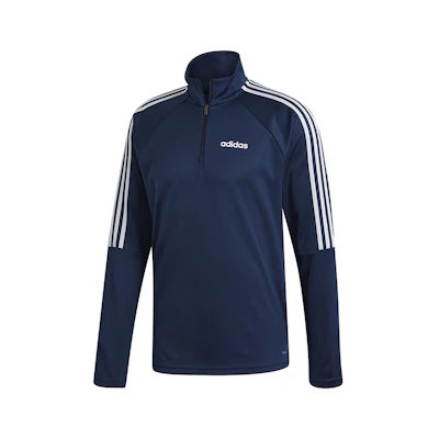 adidas Blue Half-Zip Running Training Jacket DY3146