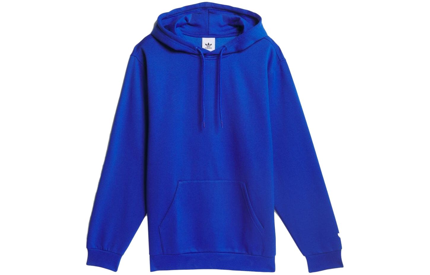 adidas Blue Hoodie with Graphic Print Design IU0087