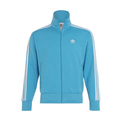 adidas Blue Logo Print High-Neck Zip-Up Jacket (Japan Edition) HB9431-JAPAN